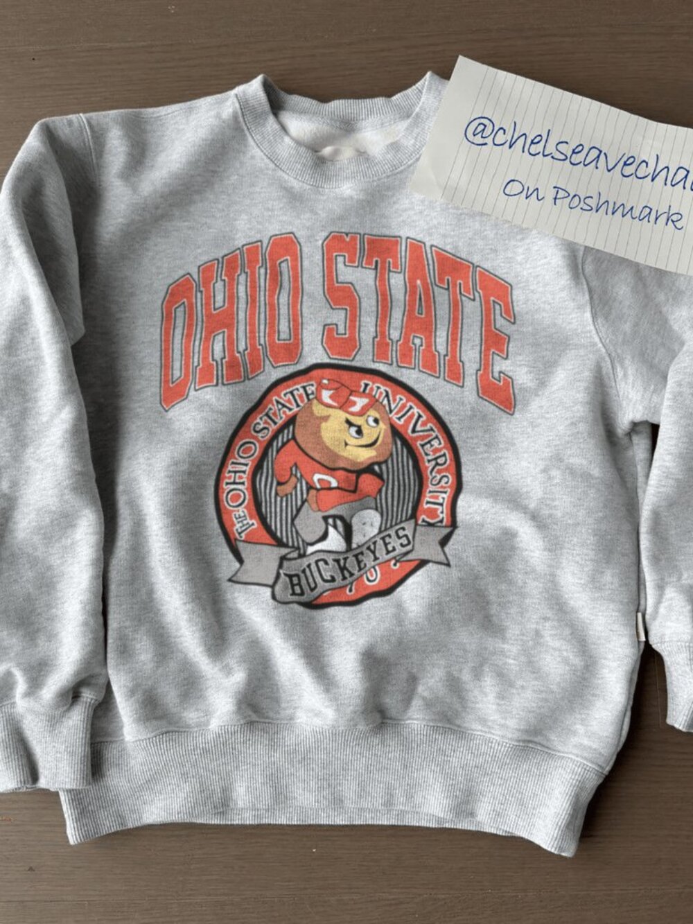 Vintage Ohio State Buckeyes Football Sweatshirt, 90s Ohio State University Shirt